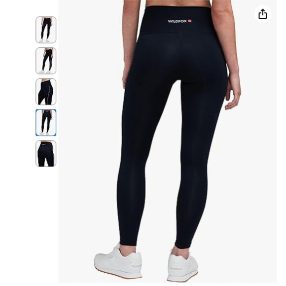 Wildfox Women's Aerglo High Rise Black Legging NWT Medium - Picture 3 of 6